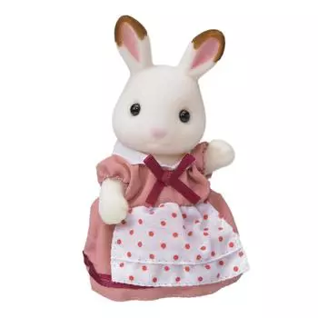 Sylvanian Families Кукольная семья кроликов Chocolat ST Mark Сертификация Возраст Игрушка Кукольный дом Sylvanian Families EPOCH [Мать шоколадного кролика] U-62 3+ лавандовый