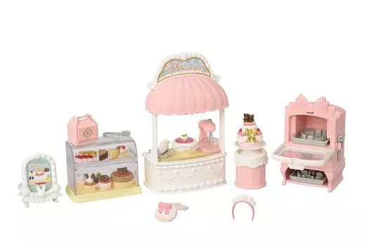 Sylvanian Families Магазин мебели Кондитерская First Cake Shop Сертификация ST Mark Возраст Игрушка Кукольный домик Sylvanian Families EPOCH [Сладкий набор] Mi-92
