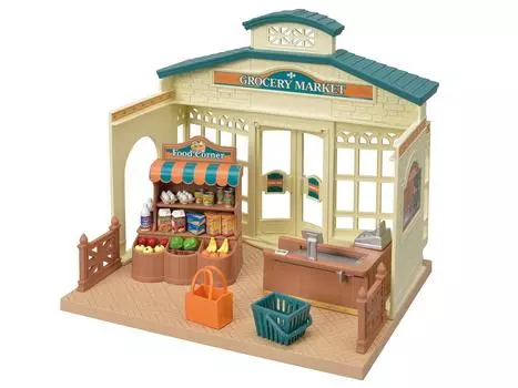 Sylvanian Families Покупайте игрушки с сертификатом ST Mark для детей от 3 лет Sylvanian Families Sylvanian Families EPOCH [Лесной рынок] Mi-86