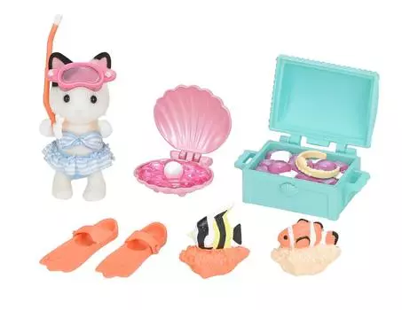Sylvanian Families Семейная поездка на поиски сокровищ [Морской набор] M-04