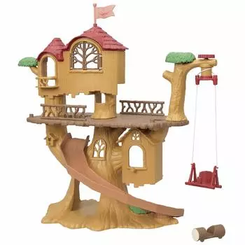 Sylvanian Families Семейный тур Дом Doki Tree House в ST Сертификация Mark Для детей от 3 лет и старше Игрушечный кукольный домик Sylvanian Families EPOCH [Doki
