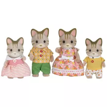 Sylvanian Families Семейство полосатых кошек
