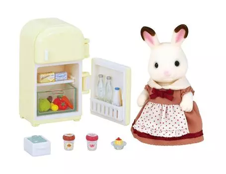 Sylvanian Families Set Rabbit ST Mark Certification Для детей от 3 лет и старше Игрушечный кукольный домик Sylvanian Families EPOCH Кукла/Мебель [Шоколад