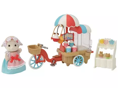 Sylvanian Families Yuenchi Shower Popcorn ST Mark Certification 3 years old and up Toy Dollhouse Sylvanian Families EPOCH [PonPon! Cycle] Mi-90