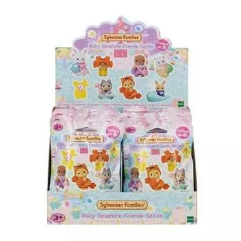 Sylvanian Family Blind Bag Baby Sea Friend Фигурки 8 видов x 2 шт набор 5721, популярные игрушки в Корее