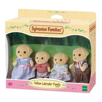 Sylvanian Family Retriever Family 5182, популярные корейские игрушки
