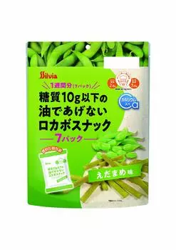 Sylvia snack with less than 10g of carbohydrates and no oil Edamame flavor x 12 bags Low-carb