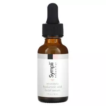 Sympli Beautiful, Serumdipity, Hyaluronic Acid Facial Serum, 1 fl oz (30 ml)
