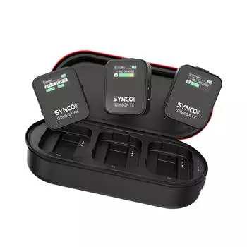 SYNCO G2MEGA 1-Trigger-2 2,4G Беспроводная микрофонная система Прикрепляемый микрофон Дальность передачи 200 м 1-Trigger-2