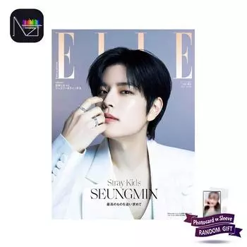 СынМин (Бродячие дети) - ELLE JAPAN приложение за июль 2024 г. специальный выпуск 1PCS