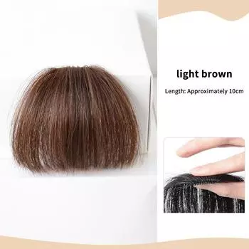 Synthetic Fake Bangs Wig Hair Piece Natural Clip Hairpiece Hair Extensions Female Styling Hair Accessories