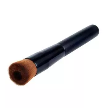 Synthetic Hair Professional Face Makeup Brushes Soft Bristles Sunk Foundation Brush Make Up Tools чёрный