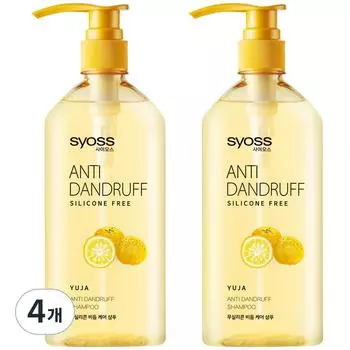 Syos Anti Dandruff Shampoo Citrus Scent, 680ml, 4 pcs.