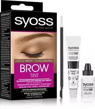 Syoss Brow Tint teinture sourcils TU прозрачный