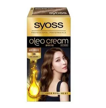Syoss Oleo 3B глянцевый бежевый (Краситель + Серый Серый Использовать)