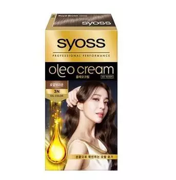 Syoss Oleo 3N Королевский Коричневый (Окрашивание + Серый Серый Использование) Royal Brown 3N