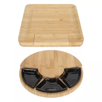 Сырная доска, высокая твердость, гигиенический многофункциональный лоток для сыра и мяса без запаха для домашней кухни Round