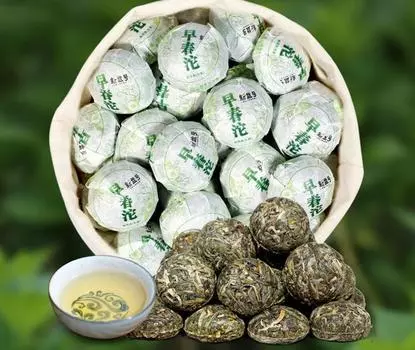 Сырой чай пуэр 2017 года, ранняя весна, чай Туо Ча Шэн Пуэр, подарочная упаковка, 500 г 500g