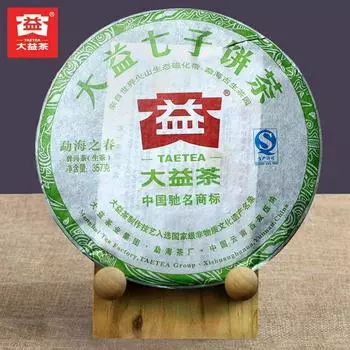 Сырой чай пуэр TAETEA ранней весны 2012 года Yunnna Menghai Batch 201 Sheng Puer 357г