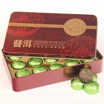 Сырой Пуэр Мини Туоча Пуэр 2021/2022 года со вкусом клейкого риса Шен Пуэр Подарочная упаковка 90 г