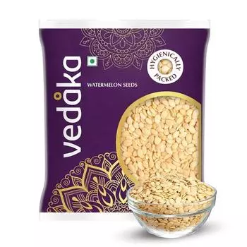 Сырые семена арбуза Vedaka - 500 г | Tarbuj Beej | Семена для перекуса | Без глютена 500gm