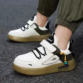 SYTK Kids Casual Sneakers Running Shoes for Boys Breathable Sports Shoes Children s Tennis School Outdoor School Shoes 27 синий