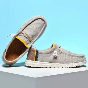 SYTK Мужские повседневные кроссовки из парусины для мужчинЛегкие удобные мужские туфли на плоской подошве из вулканизированной ткани Новые кроссовки 38 темно-синий