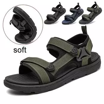 SYTK Sandal Men 2024 Summer Sandals for Men Leisure Beach Sandals Male Summer Shoes Lightweight Outdoor Casual Shoes 40