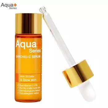 Сыворотка Aqua+ Series Enriched-C, против морщин и сияющей кожи, 15 мл. 15 ml.