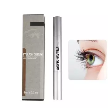 Сыворотка для ресниц, сыворотка для ресниц, сыворотка для роста ресниц, для густоты и здоровья ресниц - для наращенных ресниц и бровей 3 мл One Size белый