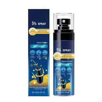 Сыворотка для волос для мужчин и женщин, Масло для волос, Делает волосы более гладкими, густыми, здоровыми 60 мл One Size синий