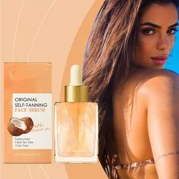 Сыворотка для загара на открытом воздухе, пляжный загар, сыворотка для загара кожи 30 мл One Size