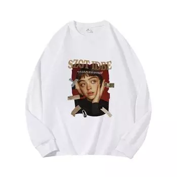 SZCT Осенняя одежда с длинными рукавами из чистого хлопка, новый мужской и женский топ, весенний внутренний слой, базовая рубашка, футболка с круглым вырезом и длинными рукавами M коричневый