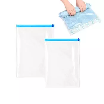 Сжатие одежды 2 шт. GRTUFOBA Travel Compression Легко для компрессии без пылесоса Плесень и клещи Влажность Пространство для бизнеса Компрессия