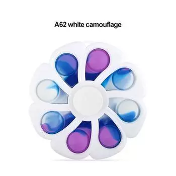 Сжимайте Fidget Spinner Детские игрушки ABS Красочные игрушки-гироскопы Снятие стресса Развивающие игрушки для пальцев Для детей Взрослые Подарок