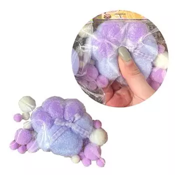 Сжимайте ручную плюшевую кошачью лапку, игрушка для офиса, расслабляющая мягкая игрушка TPR, антистрессовая лапка, игрушка для снятия тревожности, награды для детей A