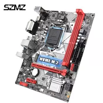 SZMZ B75-H LGA 1155 Материнская плата с поддержкой DDR3 RAM USB3.0 SATA3.0 Placa Mae 1155 B75 Комплект для сборки настольного компьютера Базовая пластина материнской платы