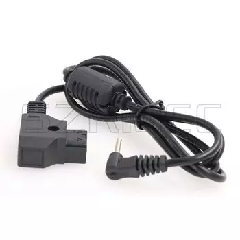 SZRMCC BMPCC - Прямоугольный кабель питания для Blackmagic PocketCamera Angle DC D-Tap DC2.5x0.7mm (Правый 0,7 мм)