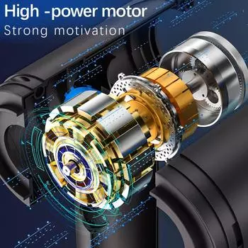 SZUK Car Vacuum Cleaner Wireless Handheld Strong Suction Cleaning Machine Mini Portable Vacuum Cleaner for Car Home and keyboard чёрный