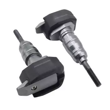 SZYUMO Мотоциклетная рама слайдер ЧПУ опускающаяся защита обтекатель защита против удара протектор подходит Yamaha MT03 MT09 FZ1 FZ6 R3/R25 FZ8/N (Серый) серый