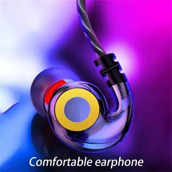 T05 Стерео Проводные наушники Басовые наушники 3,5 мм Спортивная игровая гарнитура чёрный