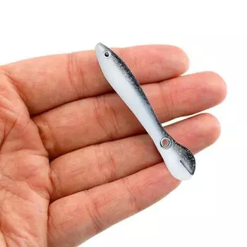 T0# 10 Cm/6 G Fishing Bait Artificial Bait Fishing Gear Fishing Gifts (White)