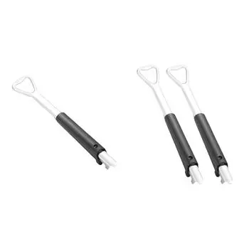 T0# 1/2 Pcs Adjustable Jar Opener Non-Slip Stainless Steel for Seniors Weak Hand 2Pcs