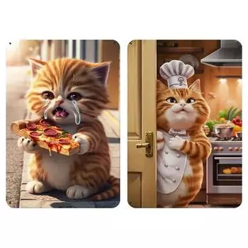 T0# 2 шт., винтажная металлическая пластина с изображением кошки, прямоугольная, железная, художественная, домашний декор для бара 30X40