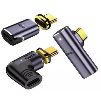 T0# 3PCS USB C Female To Male Adapter 40Gbps Type C Adapters OTG for Tablet/Lapt