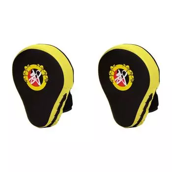 T0# 5-пальцевая ручная целевая дышащая боксерская груша для тайского бокса (Желтый Бл