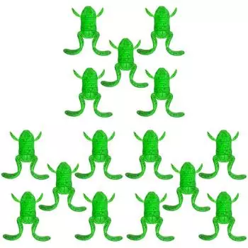 T0 # 5 шт. Мягкая приманка в виде лягушки 10 г Плавающая приманка в виде лягушки с ногами для ловли окуня (Гре