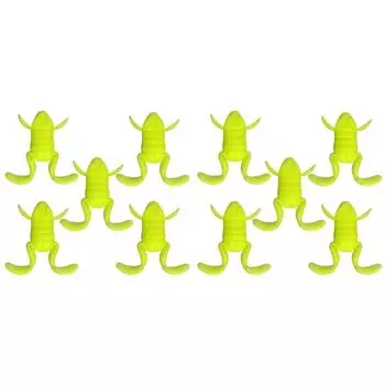 T0 # 5 шт. Мягкая приманка в виде лягушки 10 г Плавающая приманка в виде лягушки с ногами для ловли окуня (Йель