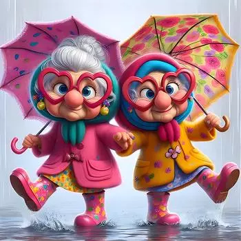 T0# 5D DIY Полный Круглый Дрель Алмазная Картина Бабушка Набор Домашний Декор Искусство Ремесло ZSH785