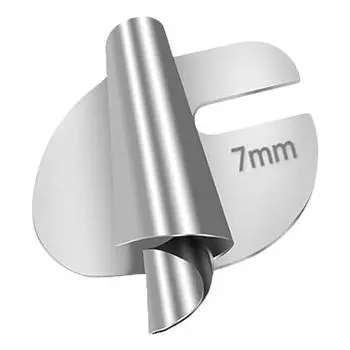 T0# 6mm Universal Sewing Machine Scroll Rolled Hemmer Foot for Home Industrial (